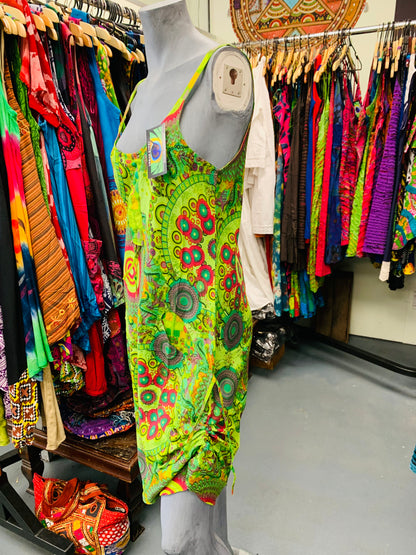 Bohemian style handcrafted cotton Trance  dress   #00435