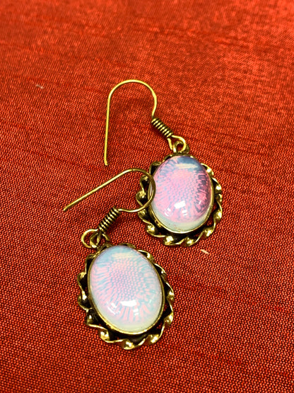 BOHEMIAN HANDCRAFTED STONE EARRINGS #EAR134