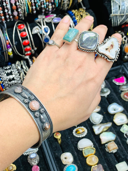 BOHEMIAN STYLE HANDCRAFTED HAND CUFF BANGLE  # CUFF1201