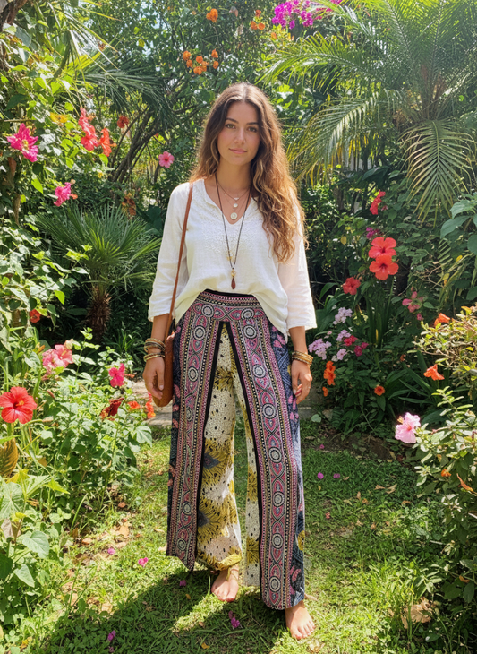 Bohemian Style Handcrafted Pants #STP137