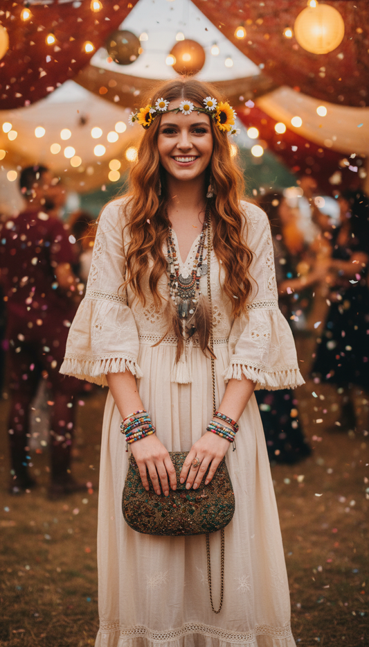 Bohemian style handcrafted metal / Brass Clutch #90741