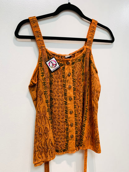 Bohemian Handcrafted Crop Top #CRTOP105