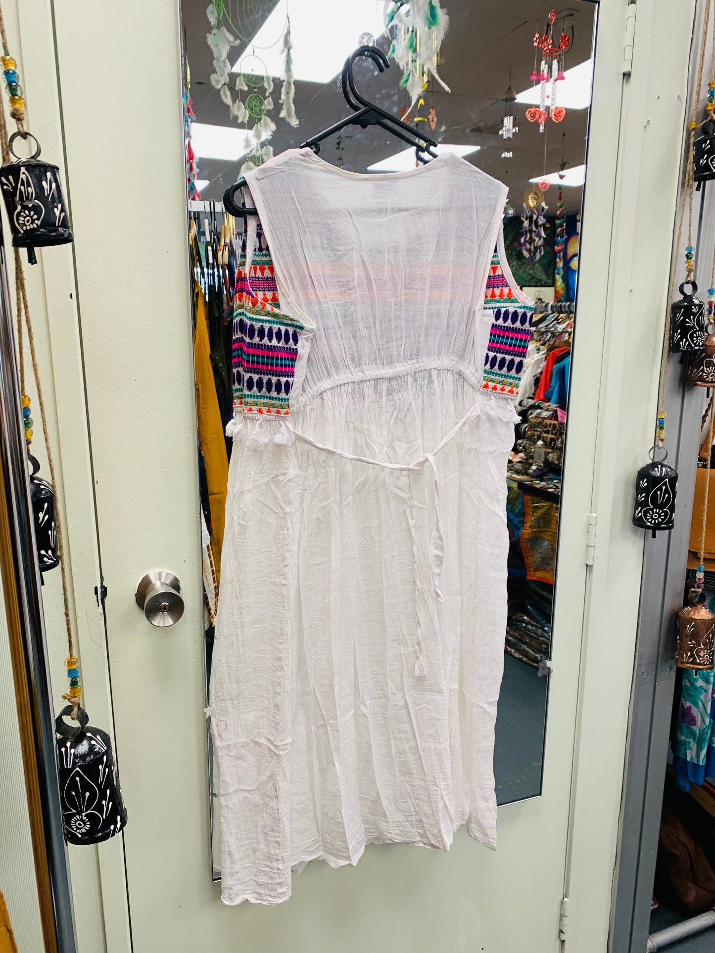 Bohemian handcrafted dress # DRE319