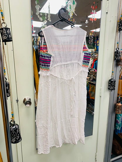 Bohemian handcrafted dress # DRE319