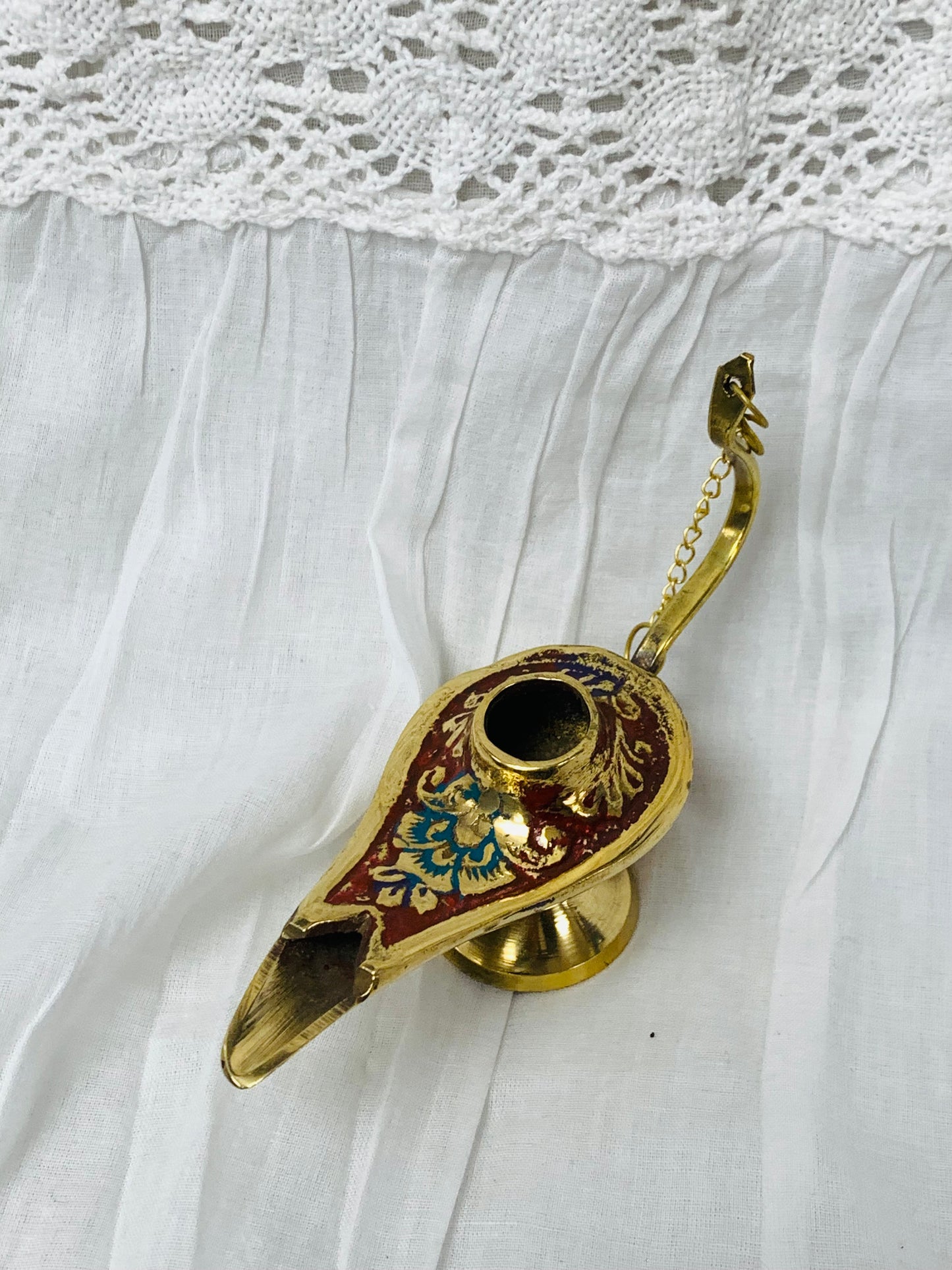 Bohemian style handcrafted Brass Magic Lamp # LAM923