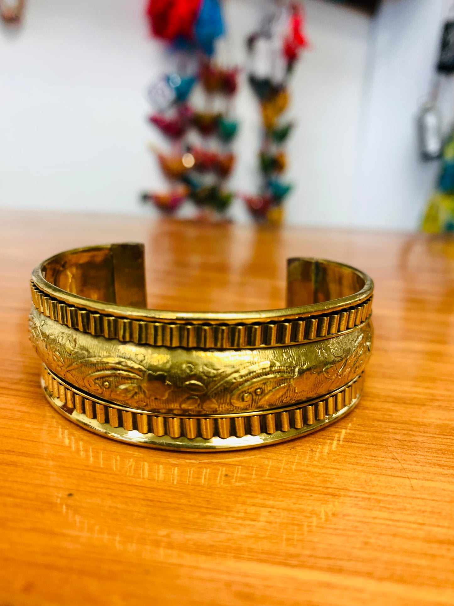BOHEMIAN STYLE HANDCRAFTED HAND CUFF BANGLE  # CUFF1180