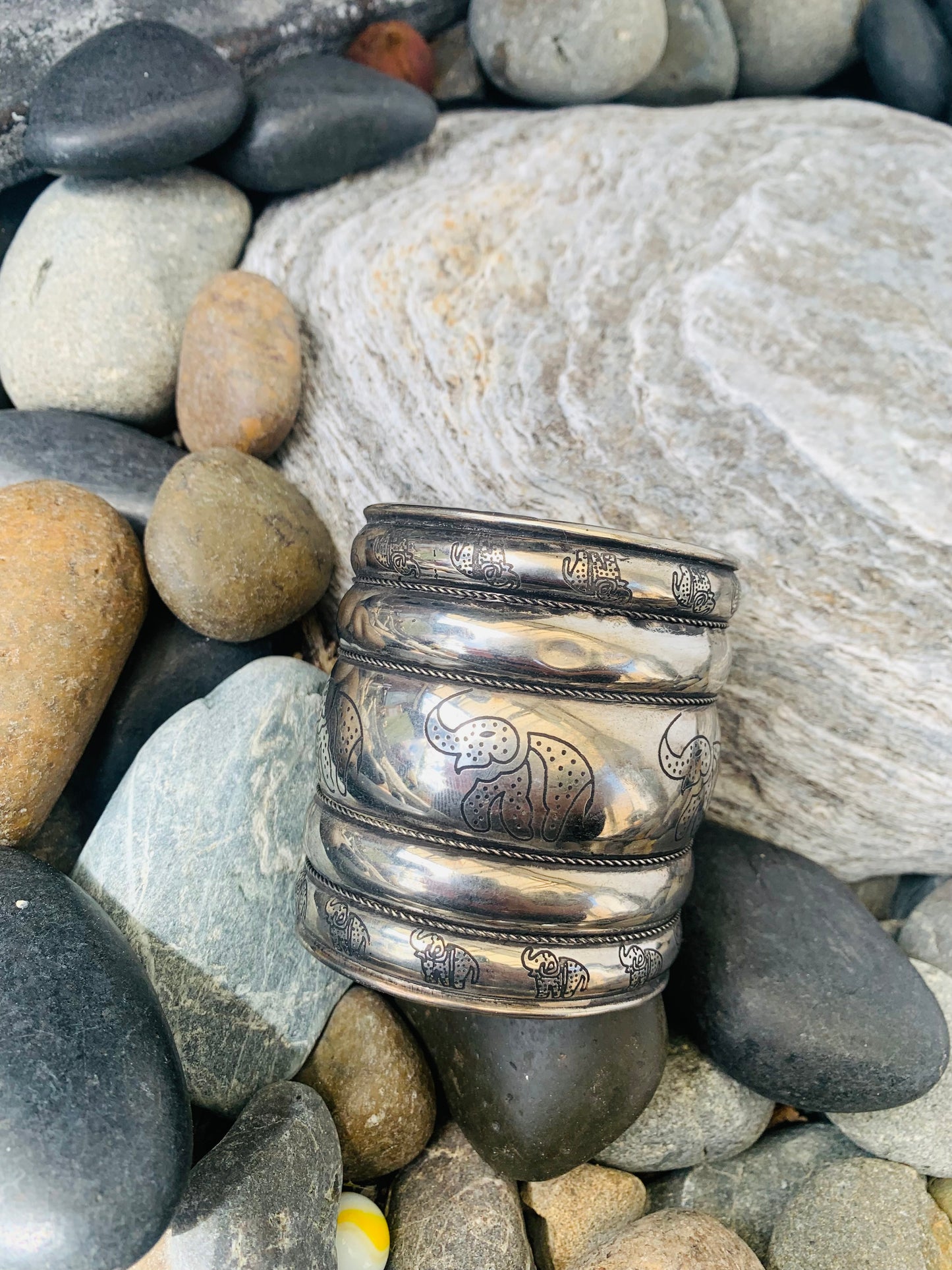 BOHEMIAN STYLE HANDCRAFTED HAND CUFF BANGLE  # CUFF1222