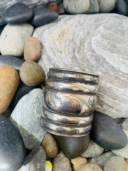BOHEMIAN STYLE HANDCRAFTED HAND CUFF BANGLE  # CUFF1222
