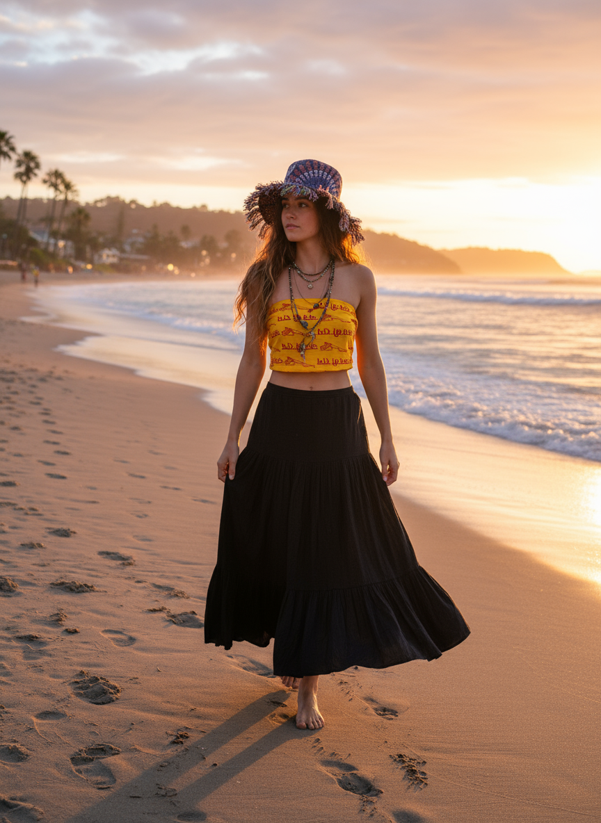 Bohemian style handcrafted Genuine Cotton Om scarves # 722