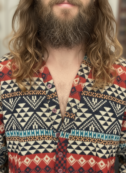 Handcrafted warm Kurta / Shirt # 75980