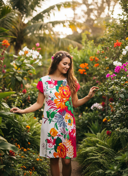 BOHEMIAN STYLE HANDCRAFTED DRESS #5645