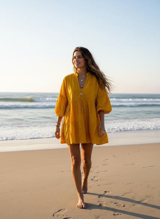 Bohemian style handcrafted Cotton Top #0188