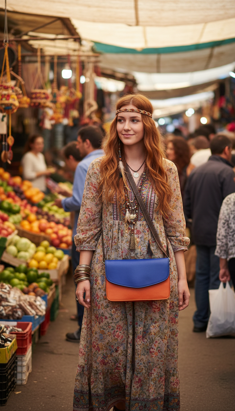 BOHO HANDCRAFTED GENUINE LEATHER BAGS #20044