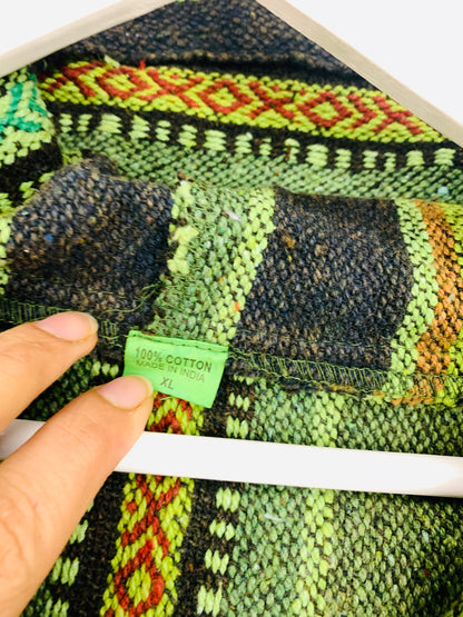 Boho handcrafted UNISEX Baja Hoodie  #017617