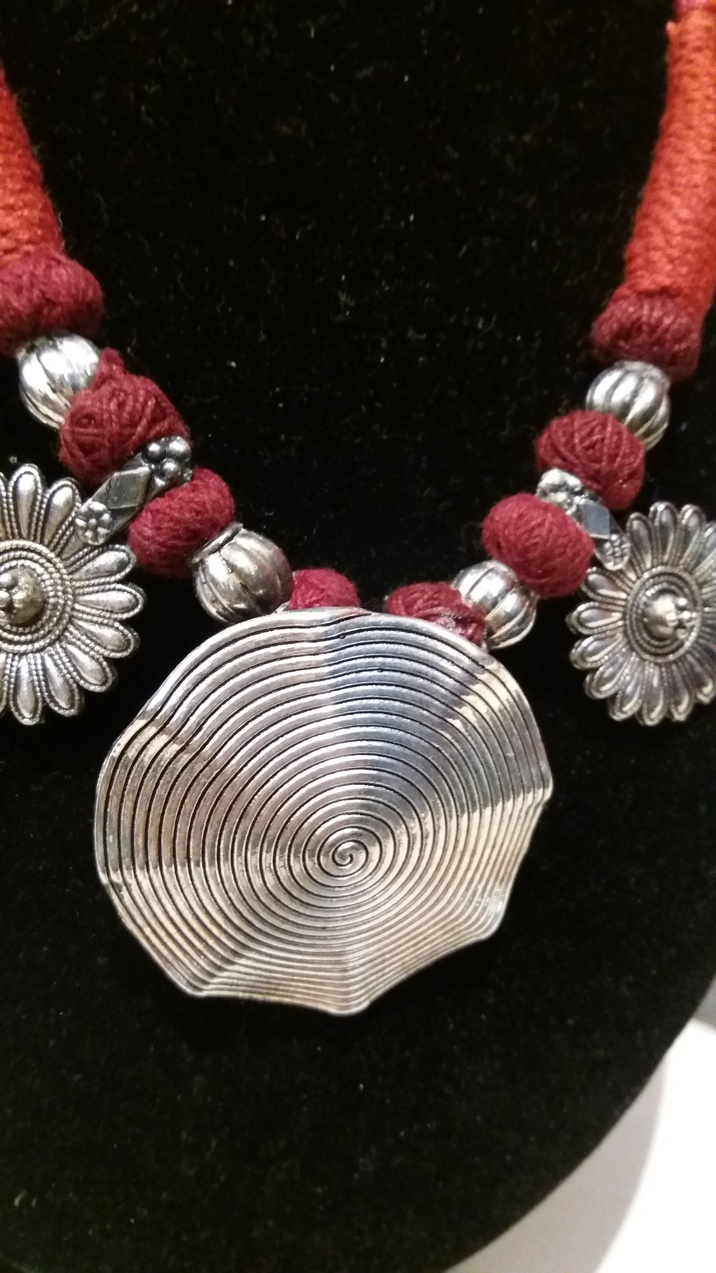 BOHEMIAN STYLE HANDCRAFTED VINTAGE  AFGHAN CHARMS NECKLACE