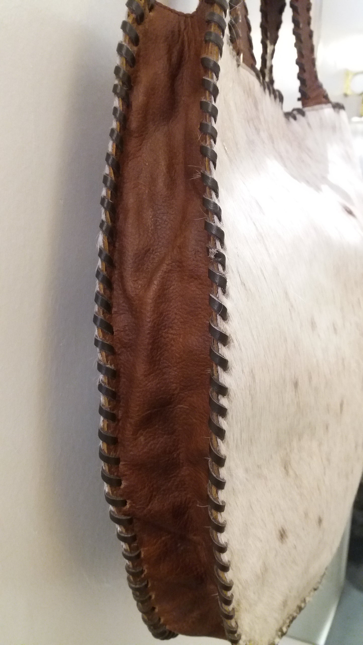 HANDCRAFTED GENUINE LEATHER WITH NATURAL COWHIDE #10