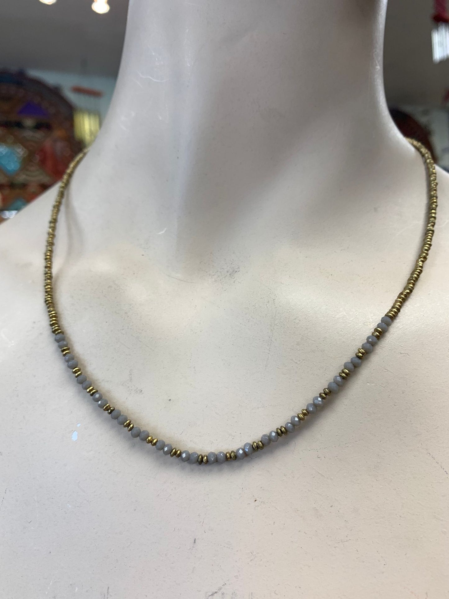 BOHEMIAN STYLE HANDCRAFTED BEADS NECKLACE #83