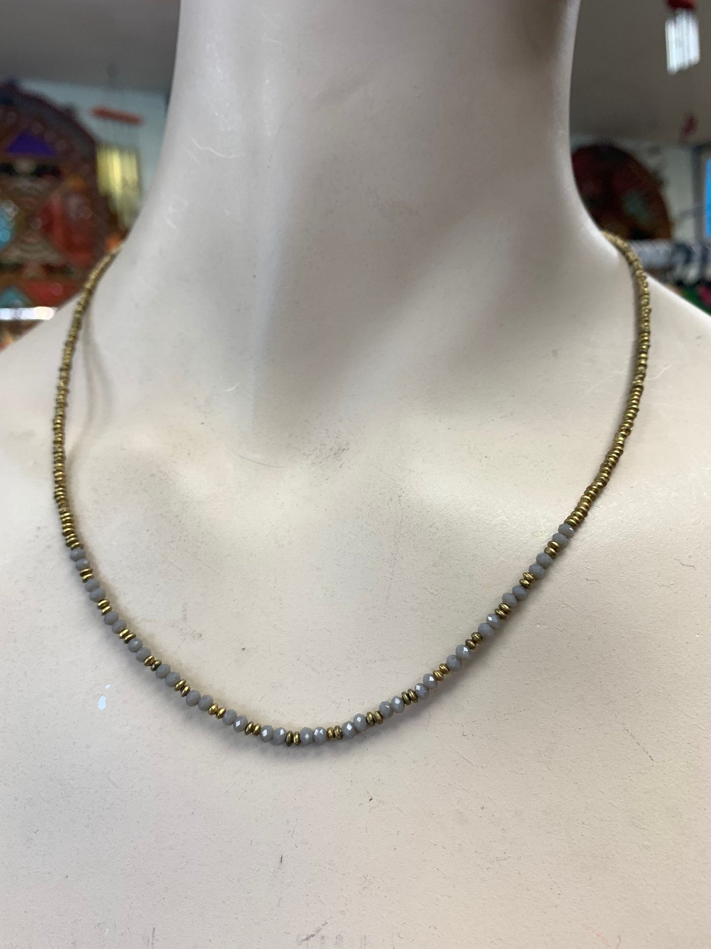 BOHEMIAN STYLE HANDCRAFTED BEADS NECKLACE #83