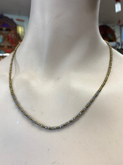 BOHEMIAN STYLE HANDCRAFTED BEADS NECKLACE #83