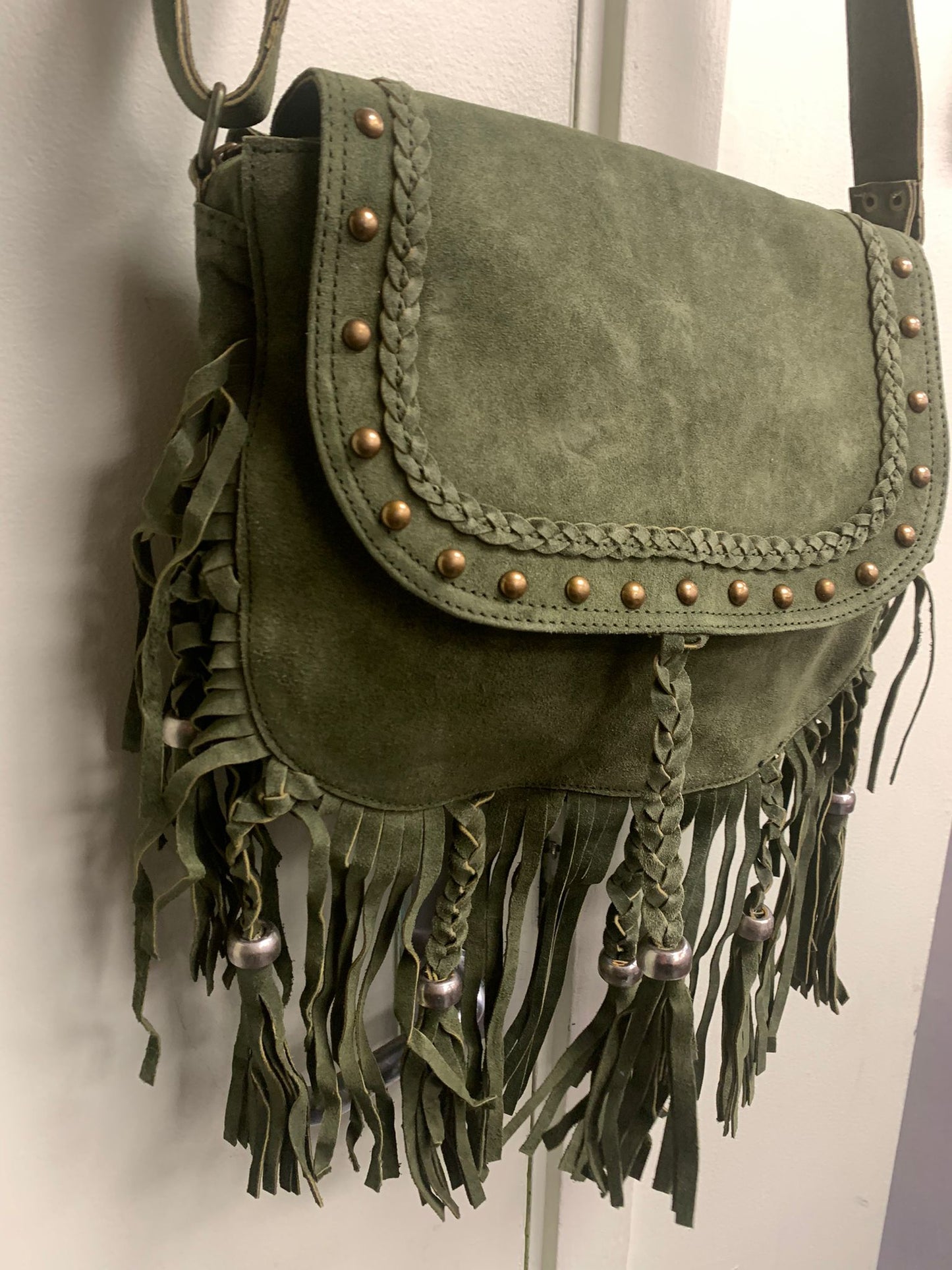 BOHEMIAN STYLE HANDCRAFTED GENUINE  LEATHER BAGS #206884