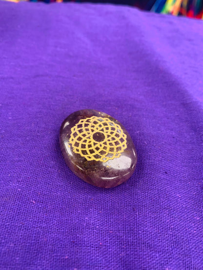 BOHO NATURAL PALM STONE # 12222