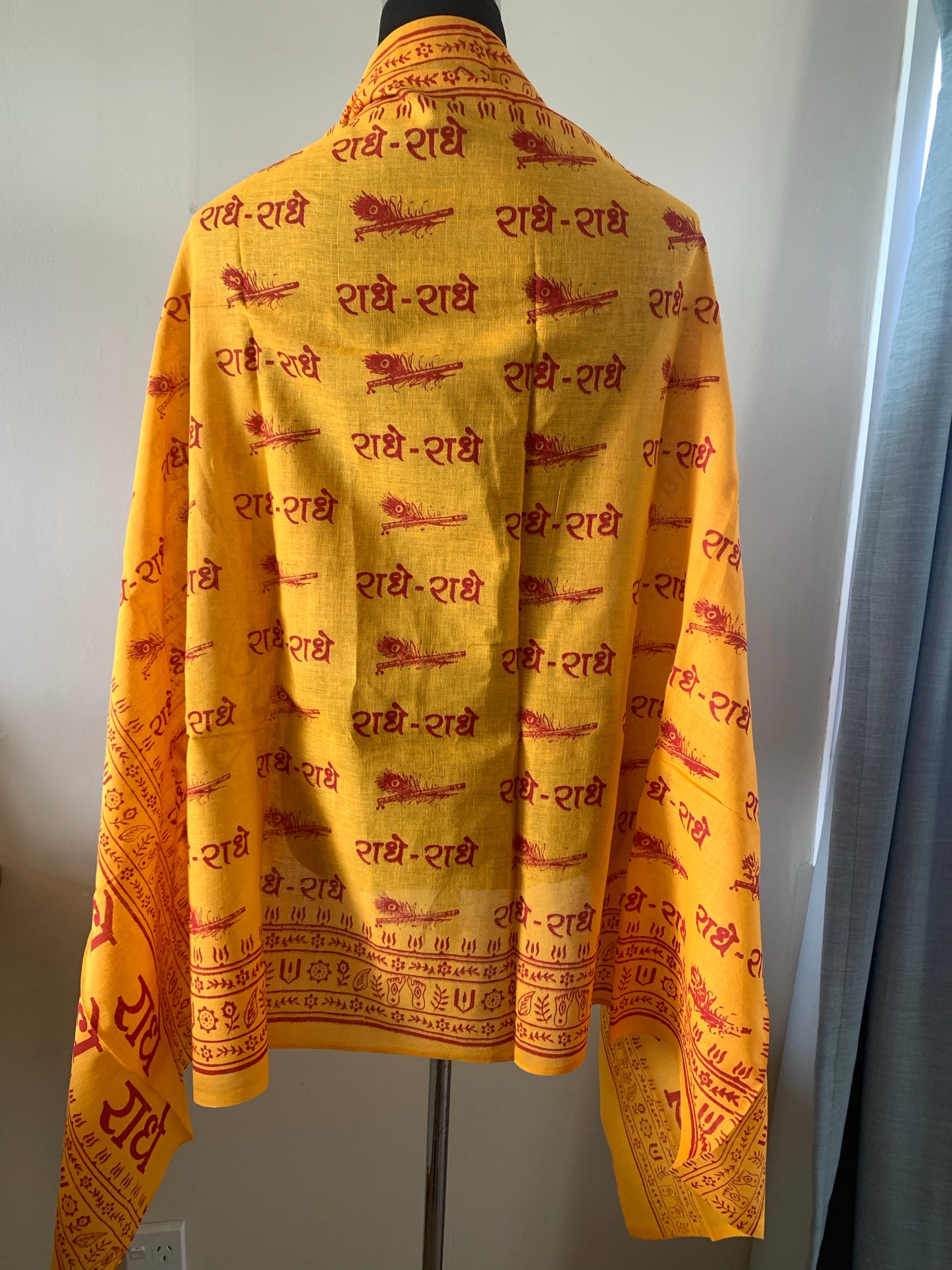 Bohemian style handcrafted Genuine Cotton Om scarves # 722