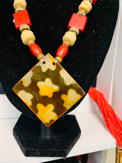 BOHEMIAN STYLE HANDCRAFTED NECKLACE # 2256