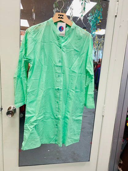 Bohemian style handcrafted cotton long shirt #1904