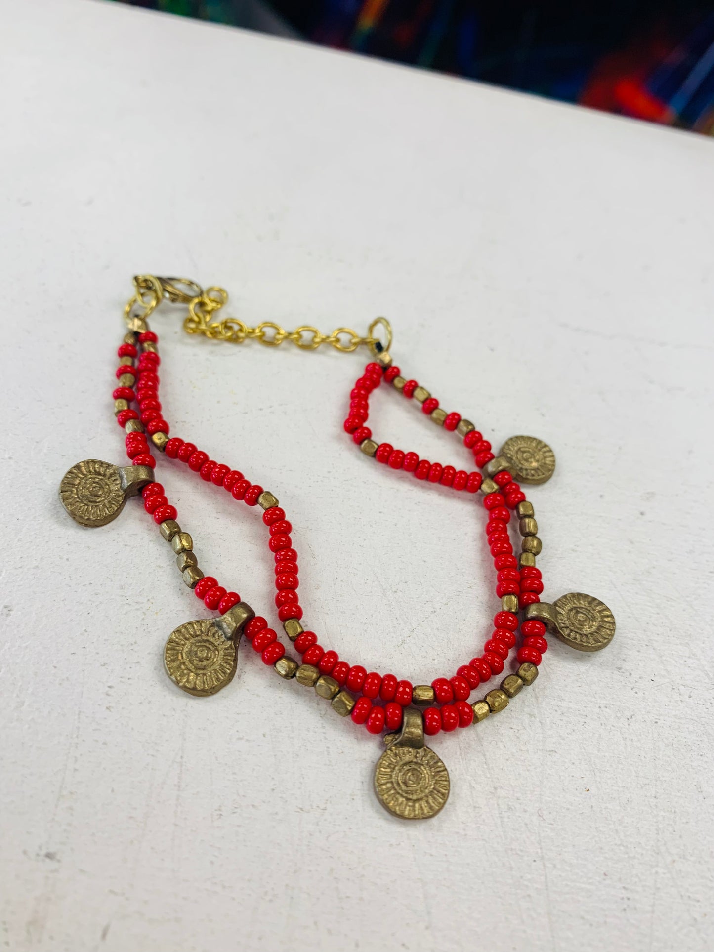 BOHEMIAN STYLE HANDCRAFTED BEADS BRACELET # 5079