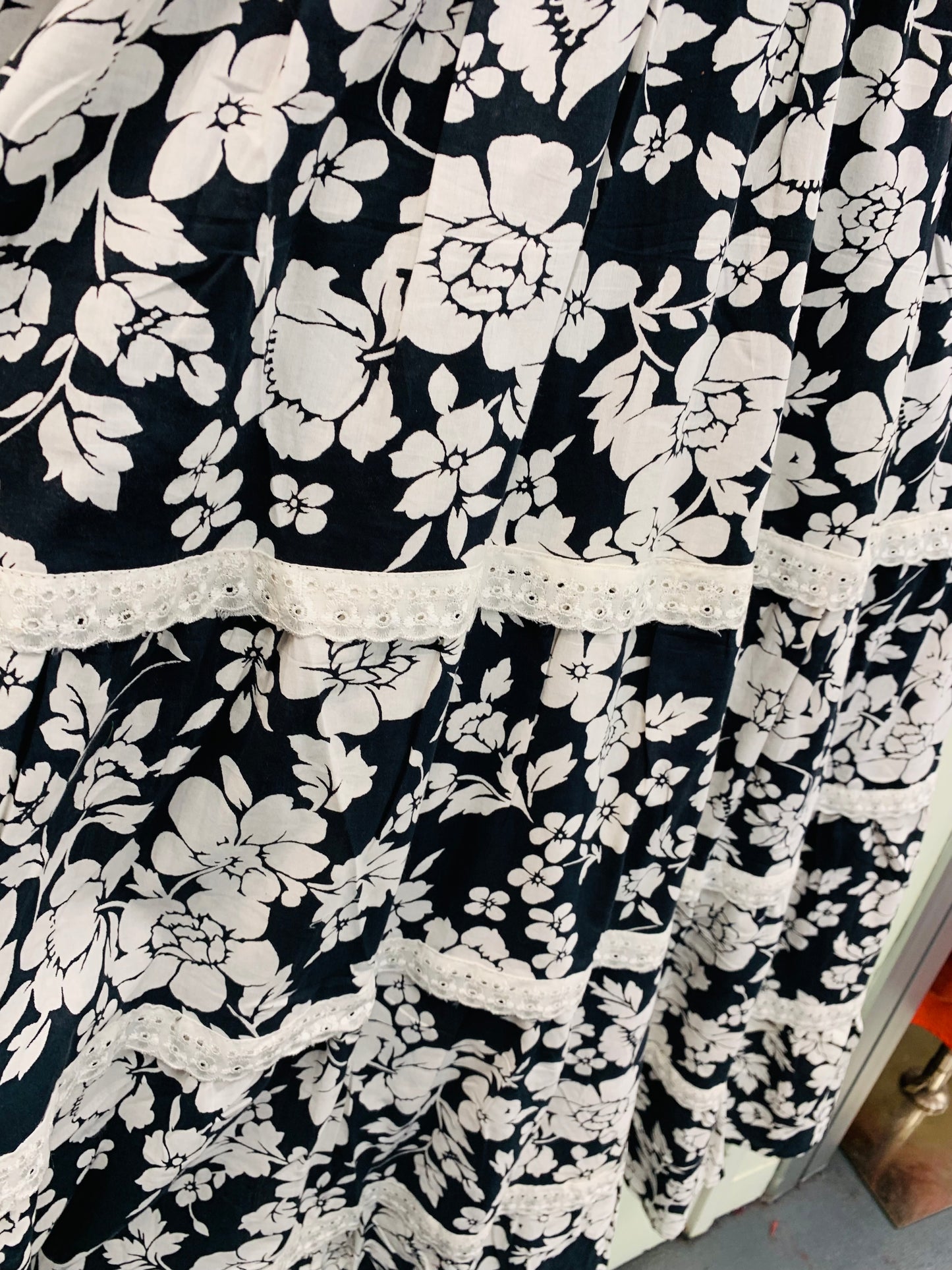 Bohemian style handcrafted cotton Boho dress #08153