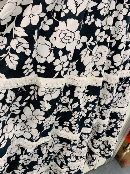 Bohemian style handcrafted cotton Boho dress #08153