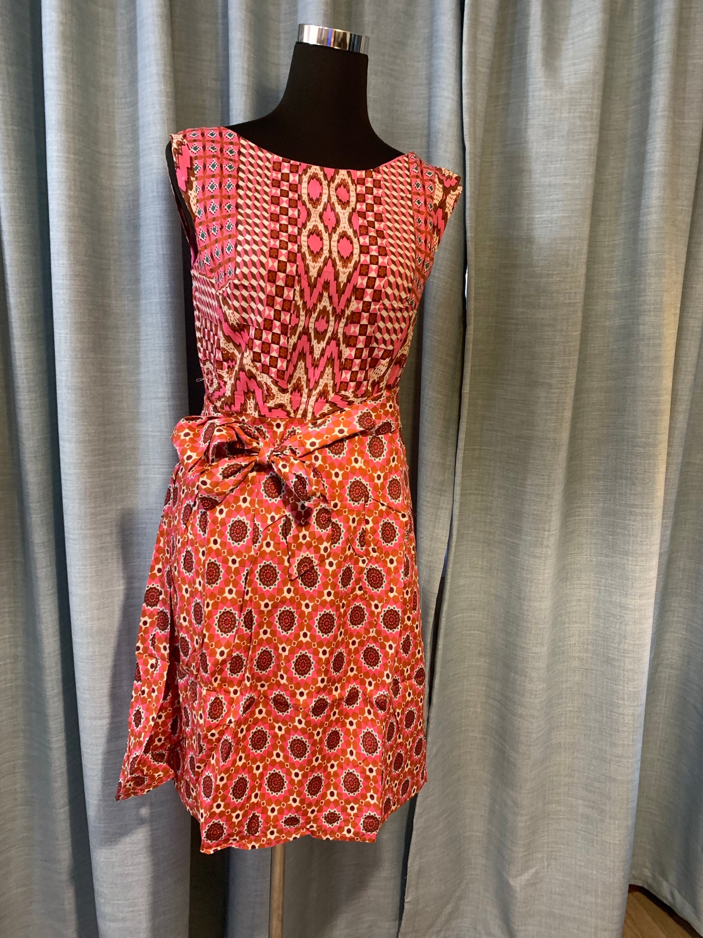 Bohemian style handcrafted cotton Dress #0030
