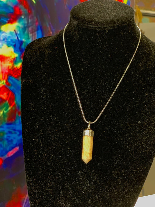 BOHEMIAN STYLE HANDCRAFTED BULLET PENDANT #64