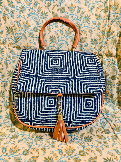 BOHEMIAN STYLE HANDCRAFTED HANDBAG # 3357
