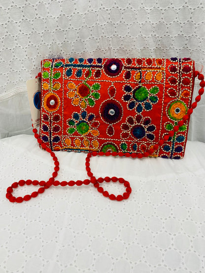 Bohemian style handcrafted Suzani Clutch #1967