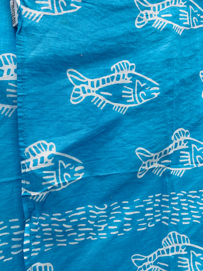 HANDCRAFTED FISH WRAP AROUND SKIRTS # 7767