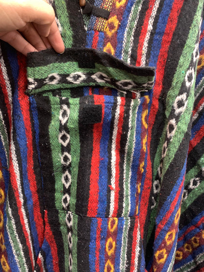 Bohemian handcrafted Hoodie UNISEX Gheri poncho #0170332