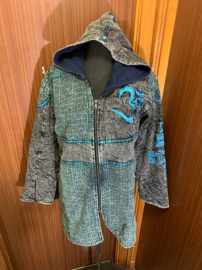 Bohemian style handcrafted UNISEX  Warm OM Jackets #009957