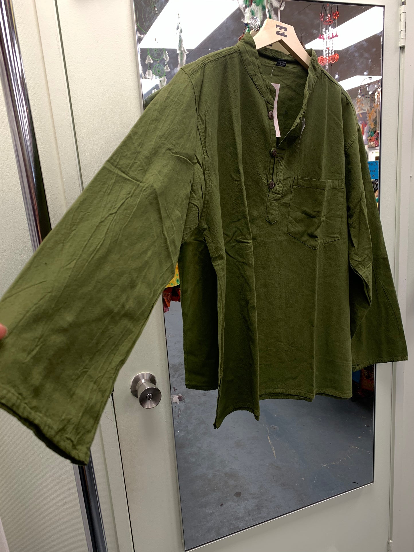 Handcrafted cotton Kurta / Shirt # 75967