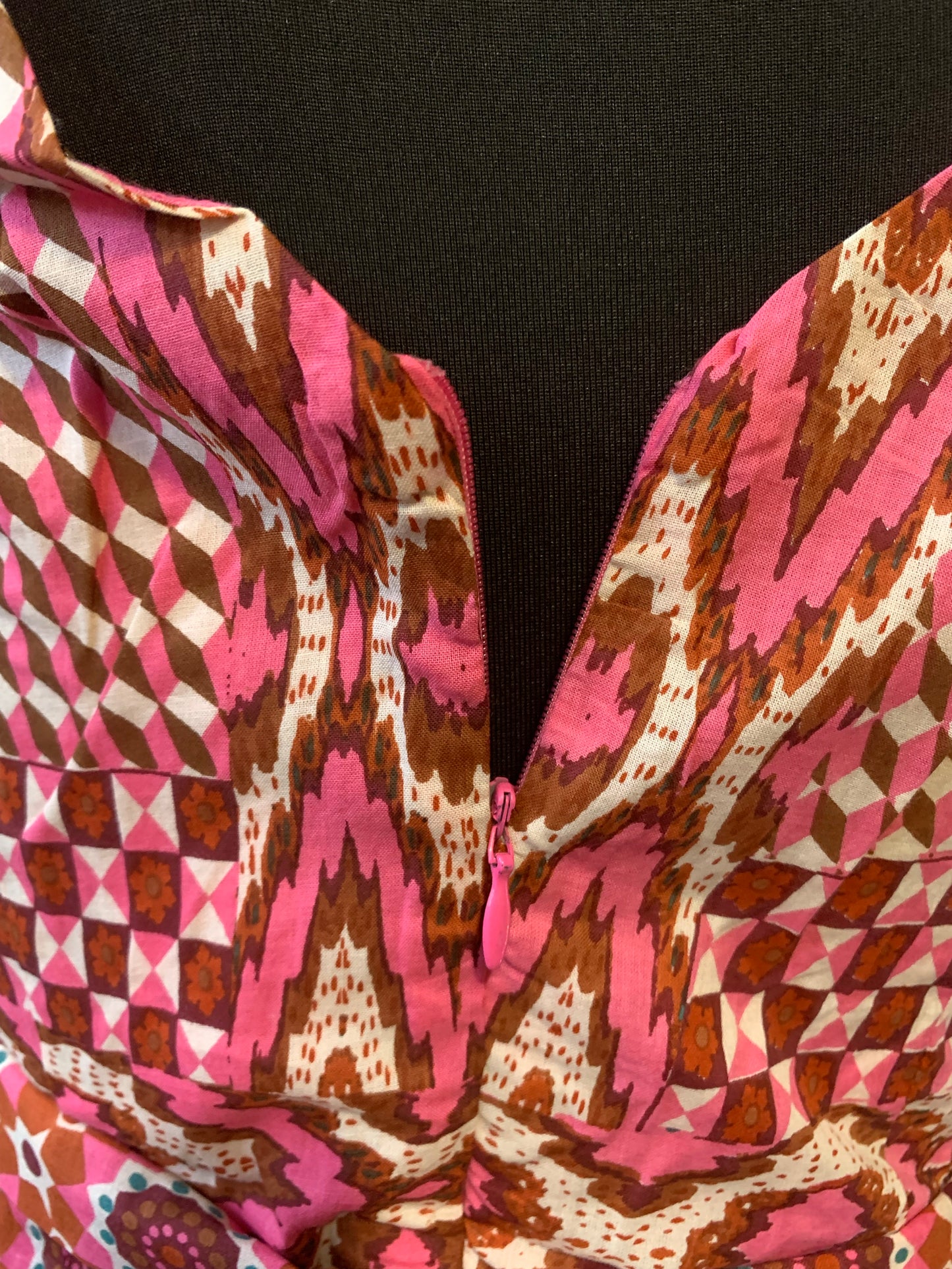 Bohemian style handcrafted cotton Dress #0030