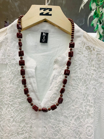 BOHEMIAN STYLE HANDCRAFTED BEADS NECKLACE # 2294