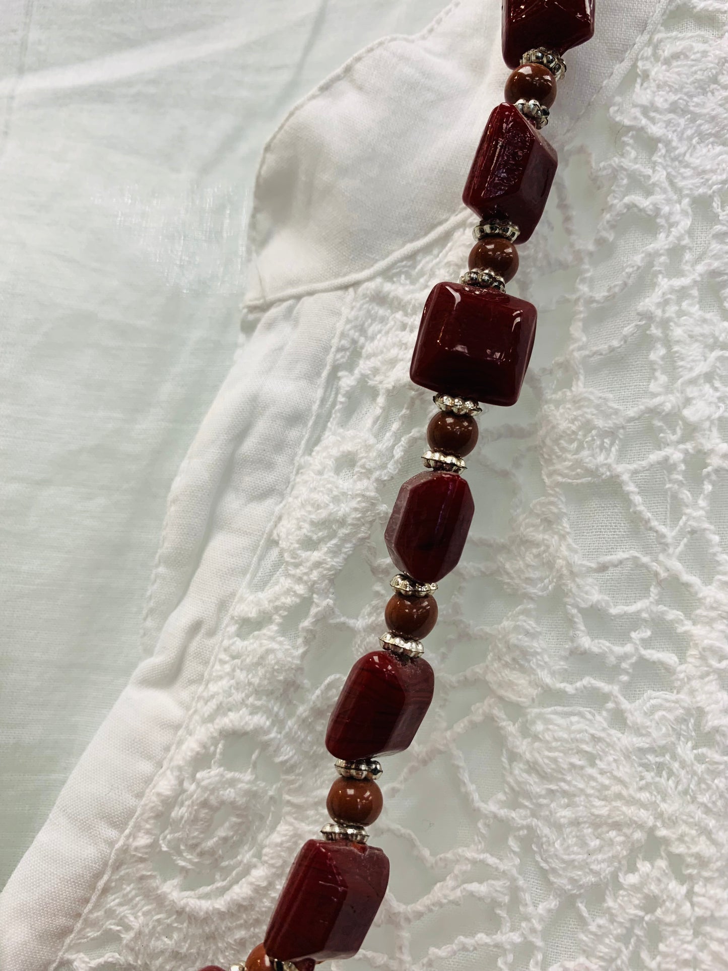 BOHEMIAN STYLE HANDCRAFTED BEADS NECKLACE # 2294