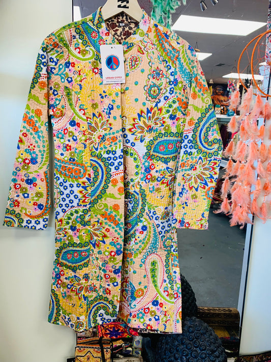 Bohemian stylehandcrafted Reversible Quilting Jackets #988