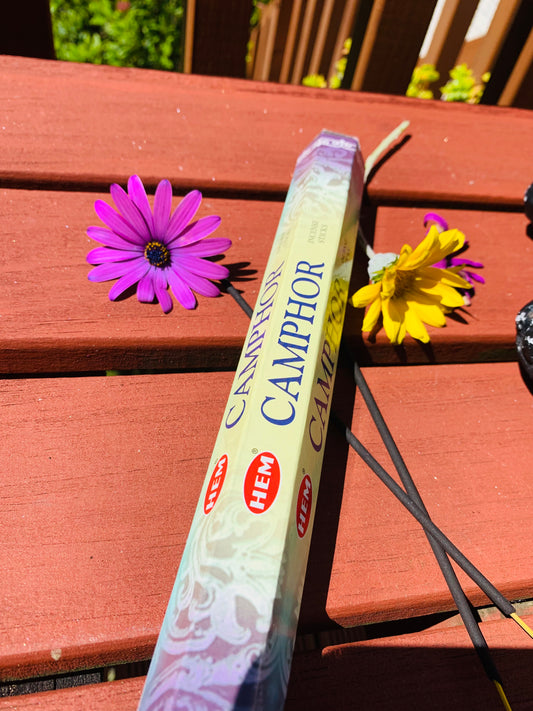 Camphor Bohemian style handcrafted Camphor incense sticks #0661