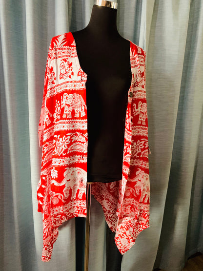 Bohemian style handcrafted cotton Shirt/Top #001803