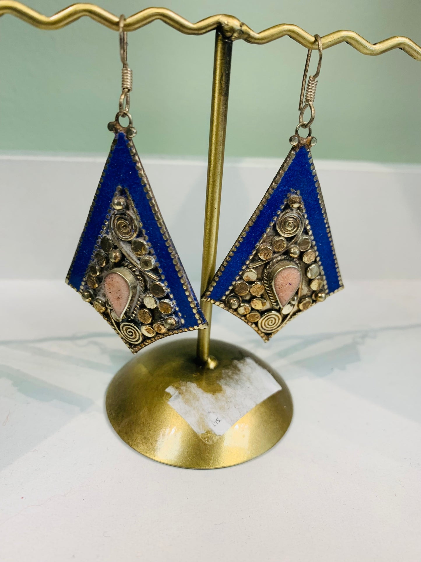 BOHEMIAN STYLE HANDCRAFTED TIBETAN EARRINGS #37