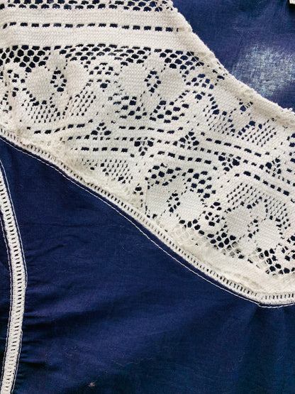 Bohemian style handcrafted cotton dress #0774