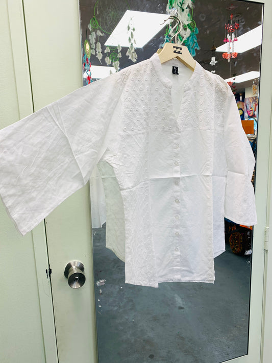 Bohemian style handcrafted cotton Shirts  #922508