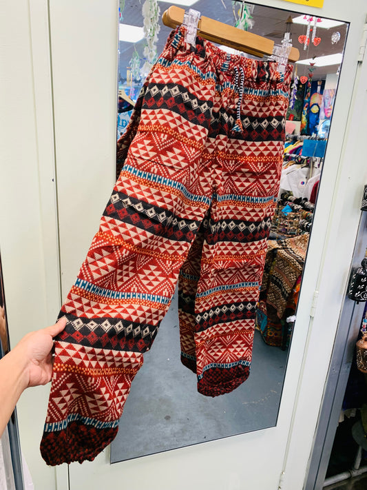 HANDCRAFTED HIPPIE WOOLLEN PANTS# 1117722