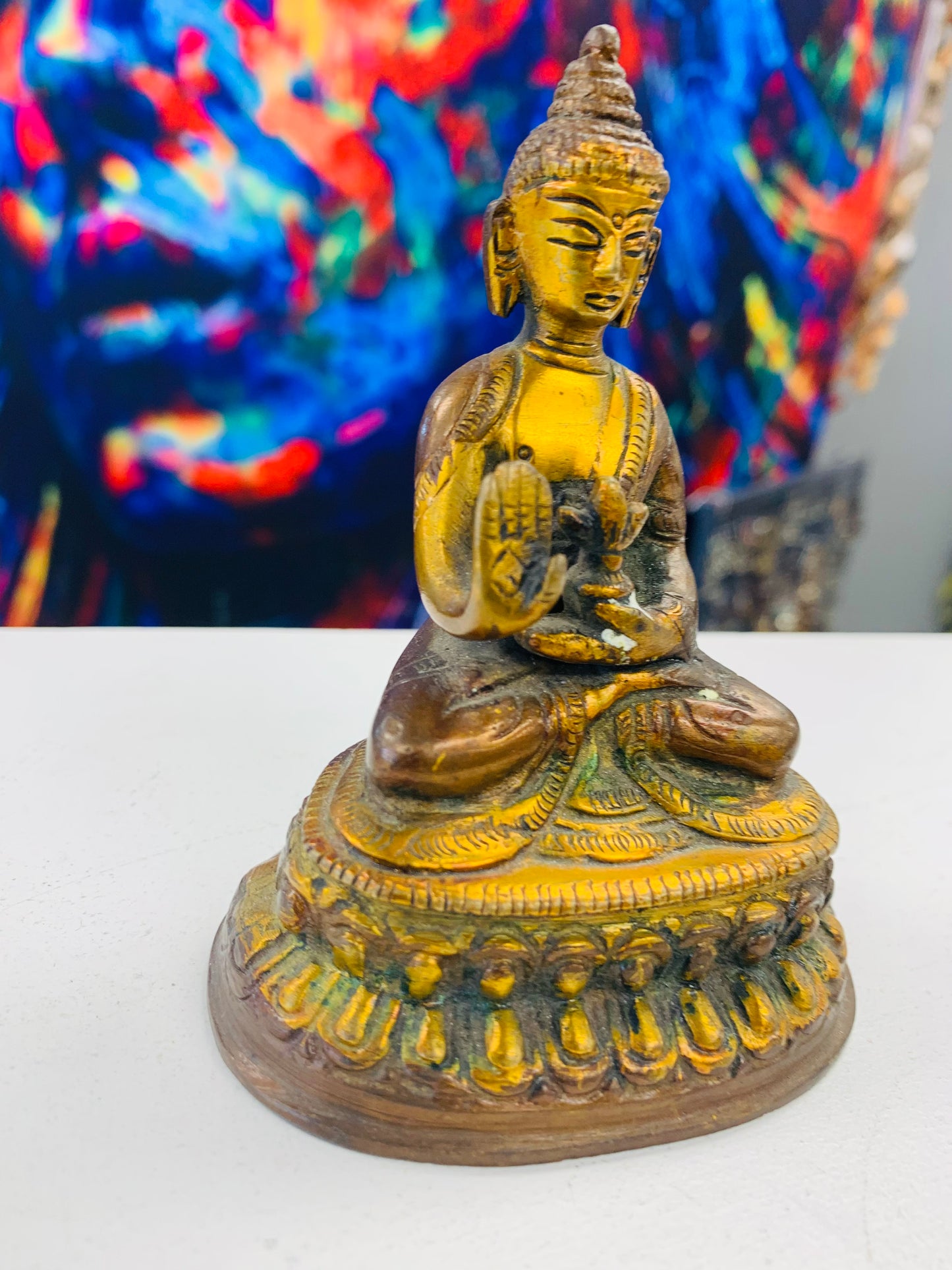 SOLID BRASS STATUE BUDDHA #5